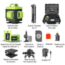 16-Line Laser Line Green Level Green Line Auto Level 360 Horizontal and Vertical Ultra Powerful Laser Green Beam Multi-Function