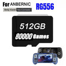 FOR ANBERNIC RG556 Handheld Game Console Memory Card SD Card TF Card 61000 Games128G  512G 256G PSP PS2 Micro Sd PSP Games