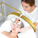 Fosoto FT-Y9 28 inch Gold Lamp LED Half-Moon Shaped Light Led Video Lash Light With Lamp Stand For Beauty Eyelash Tattoo Makeup