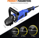 1400W Dual Action Polisher Kit,150-180mm Electric Car Buffer Polisher Sealing,Waxing Machine+6 Variable Speed 800-3500RPM