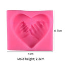 3D Heart-shaped Silicone Mold DIY Love Candle Soap Plaster Epoxy Making Chocolate Ice Cake Baking Tools for Valentine's Day Gift