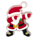 1-5PCS New Christmas LED Shoe Charms,Cute Santa Claus Cat & Dog Pin Accessories for Sandals,Shoe Clogs Buckle Christmas Gifts