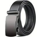 New Men's Belt Casual Fashion Automatic Buckle Business Leather Belts For Men Jeans High Quality Strap Ideal Gift Choice