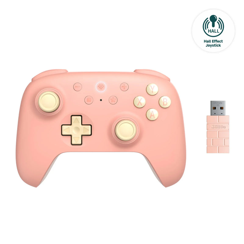 8BitDo - New Ultimate 2C Wireless 2.4G Gaming Controller with Hall Effect Joystick for PC Steam Deck Raspberry Pi Android