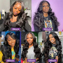 30 40 46 Inches Body Wave Wigs Human Hair 100% 13x4 13x6 HD Lace Frontal Wig For Black Women 200 density