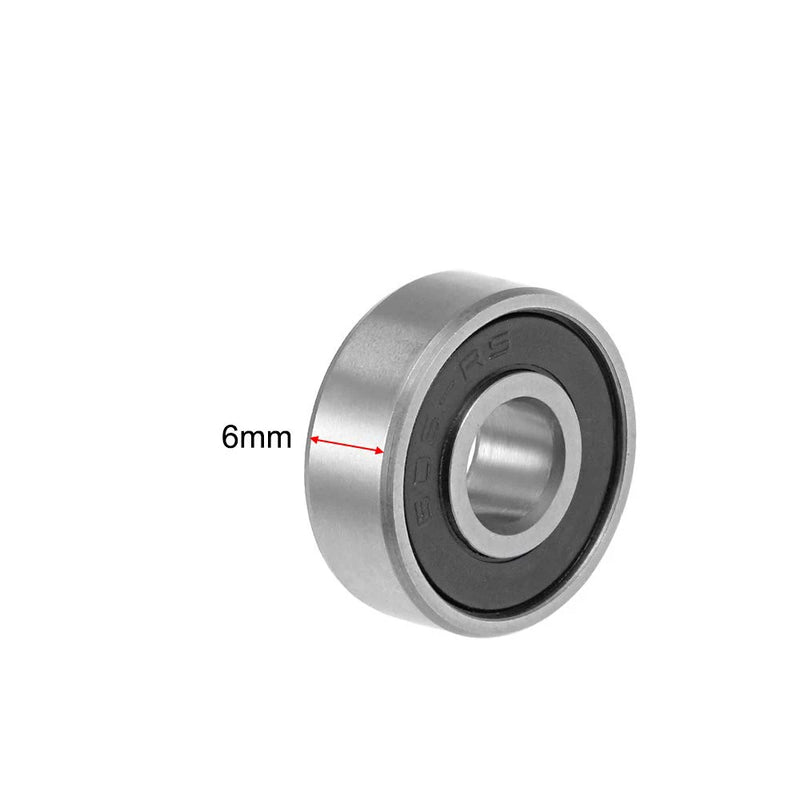 2/10 pcs 608 RS Skateboard Bearings Double Shielded,8x22x7 Miniature Ball Bearings 606 607 609 625 626 627 628 629RS