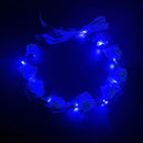 Wedding Party Crown Flower Headband LED Light Wreath Garland Decoration Women Girl Birthday Favor Luminous Hair Garland Hairband