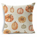 Thanksgiving Pumpkin Plant Pillowcases Linen Decor Throw Cushion Cover For Car Sofa Pillowcase Outdoor Garden Home Decoration