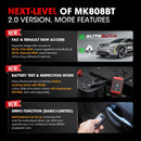 Autel MaxiCOM MK808KBT PRO OBD2 Scanner Automotivo Car Diagnostic Scan Tool MK808K-BT OBD 2 Code Reader Key Coding Active Test
