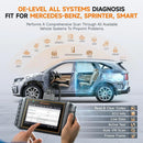 FOXWELL NT710 OBD2 Diagnostic Tool for Benz Bi-directional OBD2 Scanner All System Car Scanner ECU Coding 31 Reset Lifetime Free