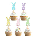 Easter Banner Rabbit Cake Topper Easter Hanging Garland Home Bunting Flags Easter Decor for Home Kids  Birthday Party Supplies