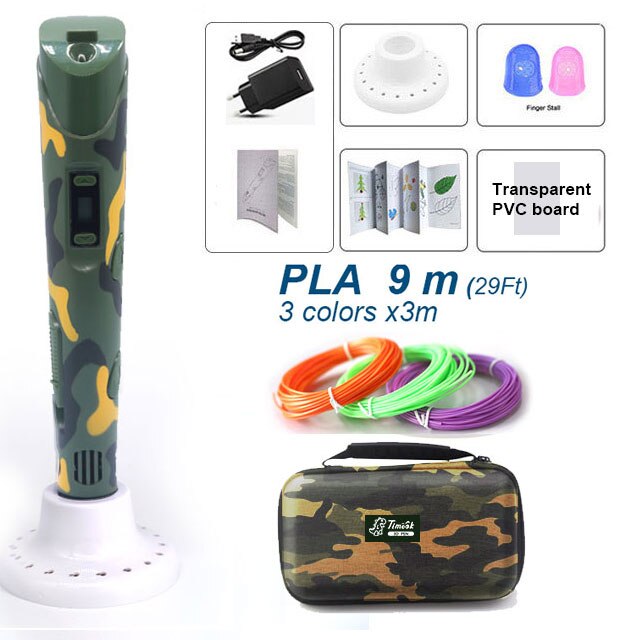 3D Pen 3D For Kids With 20/30 Colors PLA Filament ,3D Printing Pen, 3D Creative Toy Children&