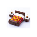 MOC City Building Blocks Accessories Mahjong Machine Plant Sofa Bed Piano Refrigerator Kitchen Toy Brick Florist Bar X009 TV Set