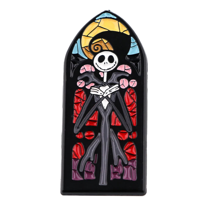 The Nightmare Before Christmas Pin Halloween Pumpkin Pin Badge Women's Brooch Jeans Brooches Enamel Clothing Jewelry Accessories