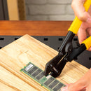 Deli 8in Bolt Cutter Yellow,Heavy-Duty Cutting Tool with Durable Steel Jaws, Ideal for Wires, Bolts, and Chains