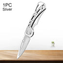 WXCOO High Carbon Steel Portable Knives Kitchen Folding Knife Chef Butcher Meat Cleaver Cutting Slicing Knife Fruit Paring Knife