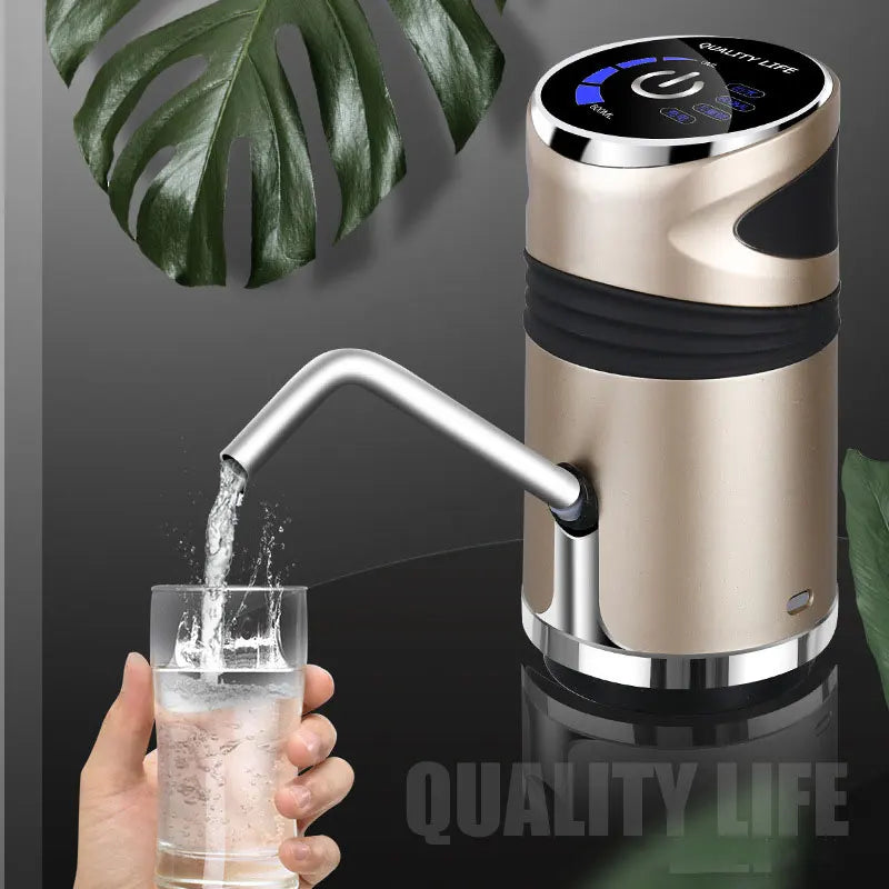 USB Drinking Fountain Electric Charging Portable Water Pump Dispenser Gallon Drinking Bottle Switch Silent Charging Touch Button