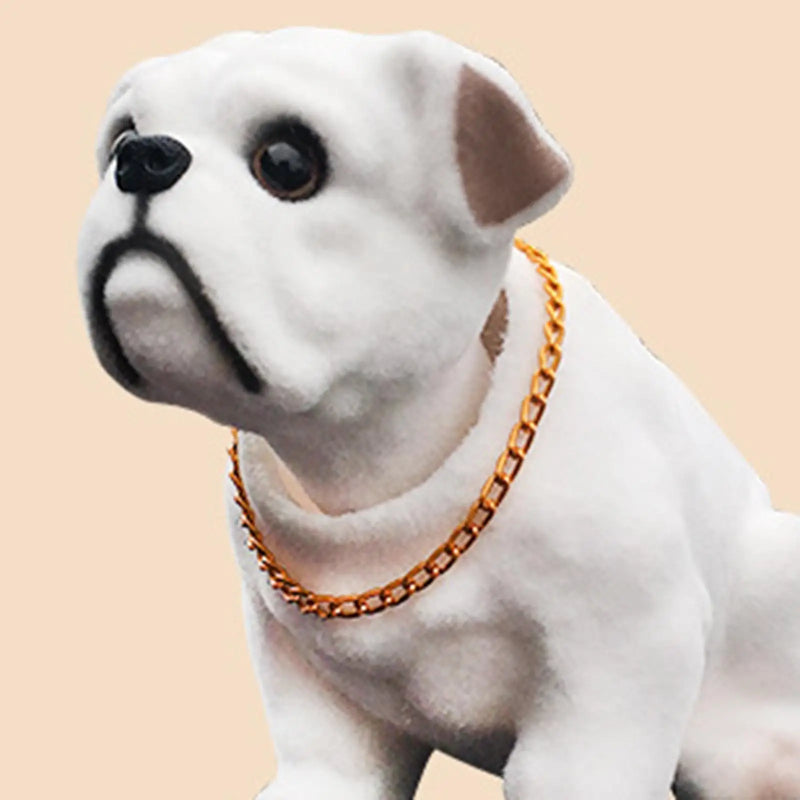 Bobble Head Dog Puppy Figurine Desktop Ornament Car Decoration Kids Toy