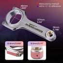 Forged EN24 4340 Connecting Rods +ARP Bolts for Honda Civic Si, CRX Si 1988–19 for  CRX D16 D16A D16Y7 D16Y8 D16Z6 4PCS Conrod