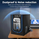 YOOPAI 3D Printer Enclosure with LED Light Thermo-Hygrometer Ventilation Kit Premium Fireproof Dustproof Constant Temperature