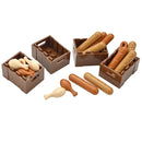 DlY Mini Food Building Block Figures Bread Fish Fruit Chicken Crab Hot Dog Cake Pizze Carrot Box Creative Toys City Parts Brick