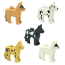 Figures Animal Building Block MOC City Goat Sheep Eagle Owl Panda Parrot Seagull Penguin Zoo Fram Accessories Bricks Toy Gift