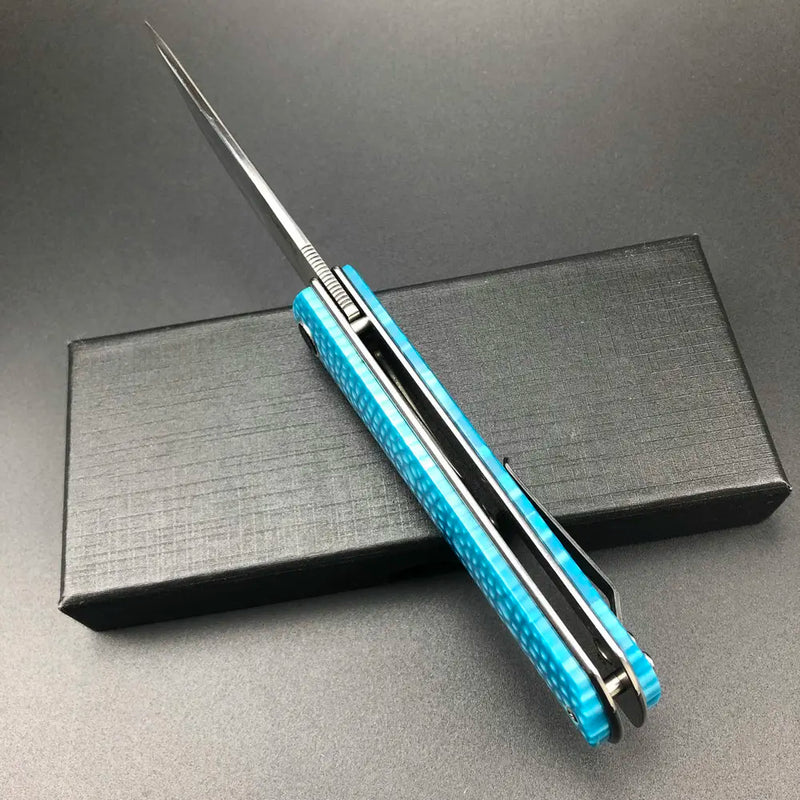 Trskt SKD-11 Flipper Folding Knife,Ball Bearing Pocket Knife,Survival Hunting Knifes Camping Knife Edc Tool 61Hrc Dropshipping