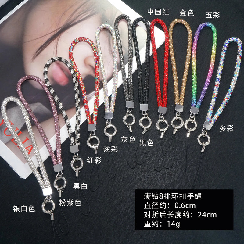 Universal Phone Short Bracelet Lanyard For Iphone Samsung Huawei Xiaomi IPHON Leisure Bracelet Rope Hanging Cord Luxury Lanyard