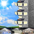 Solar Outdoor Lights - 3000LM 188 LED Motion Sensor Lights Solar Flood Security Lights for Backyard Yard Patio