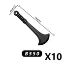 Medieval MOC Weapon Figure Accessories Building Blocks Soldiers Sword Shield Bow Arrow Trident Hammer Axe Spear Brick Kid Toy