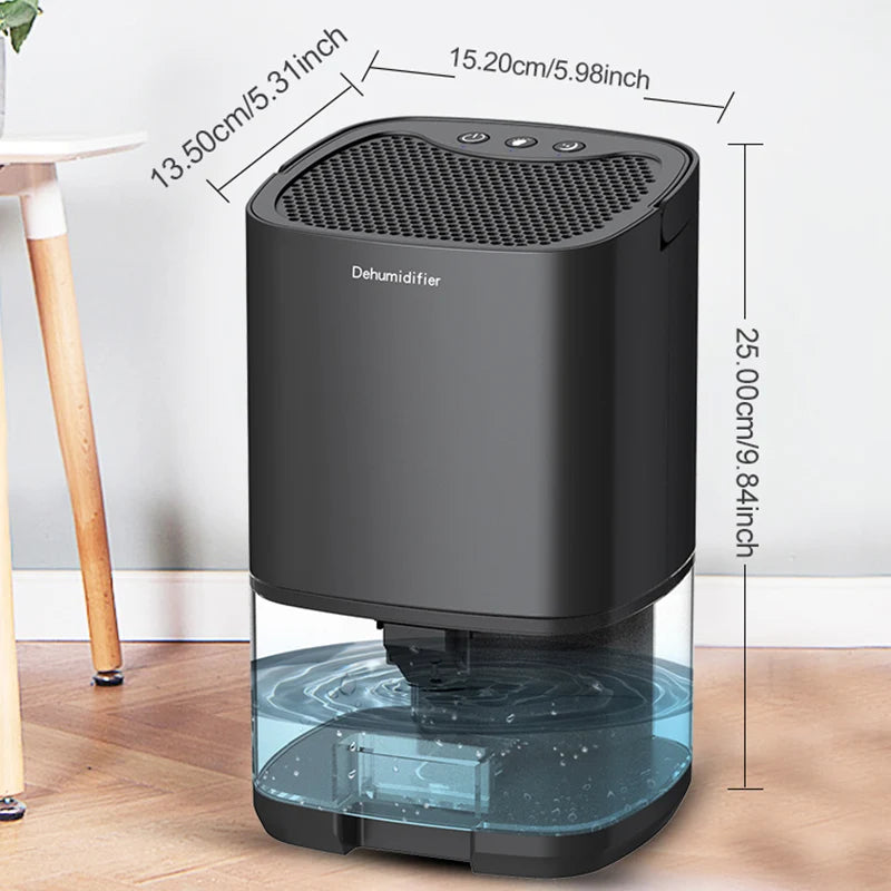 Portable Air Dehumidifier with Basic Air Filter for Home Room Office Kitchen Moisture Absorbers Machine Anti Humidity Air Dryer