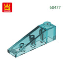 Wange 92Pcs/lot Slope 18°4x1 Roof Block Moc Color Accessories Compatible with 60477 Brick DIY Children's Toy Assembly Parts