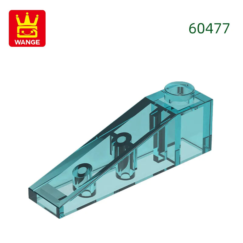 Wange 92Pcs/lot Slope 18°4x1 Roof Block Moc Color Accessories Compatible with 60477 Brick DIY Children's Toy Assembly Parts