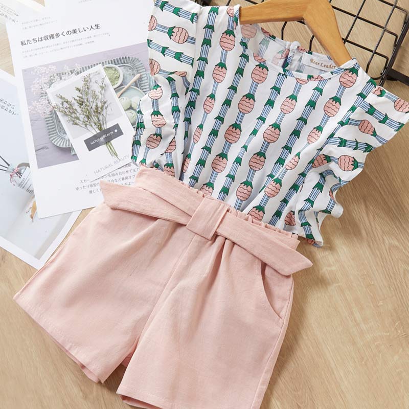 Bear Leader Girls Clothing 2023 New Summer Kids Sleeveless Vest and Skirt 2PCS Children Clothing Cute Outfit Soft Clothes 3 7Y