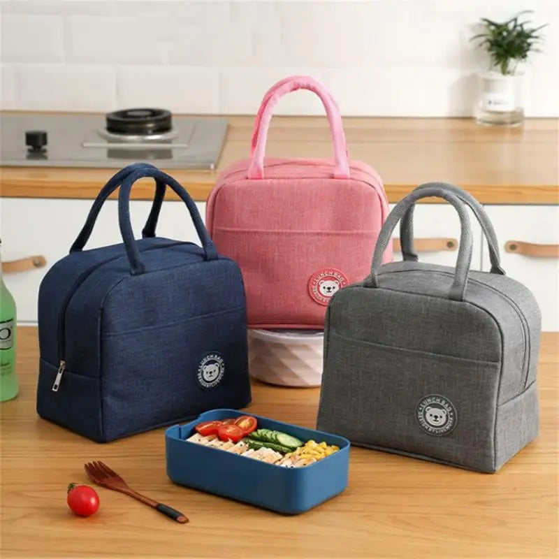 Portable Work Lunch Bag Insulated Waterproof Camping Bag Outdoor Thermal Bag Aluminum Foil Thickened Refrigeration Bag
