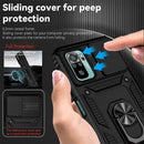 For Redmi Note 10S Case Slide Lens Camera Armor Phone Case For Xiaomi Redmi Note 10 10 S Pro Max Magnetic Ring Holder Back Cover