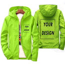 Custom Brand Logo Autumn Jacket Men Waterproof Warm Windbreaker Casual Clothing Big Size 7Xl Men Green Black Red Jacket Outdoor