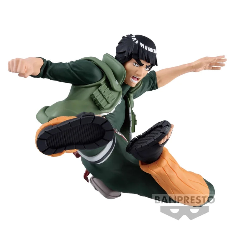 Original BANDAI BANPRSETO VIBRATION STARS MIGHT GUY Naruto Shippuden Anime Figure Toys PVC Model Doll Collection Birthday Gift