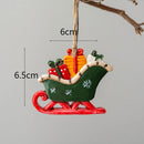 Horse Christmas Socks Elk Tree Decoration Pendants Hanging Ornaments Crafts Gifts Xmas New Year Party Wedding Home Decor