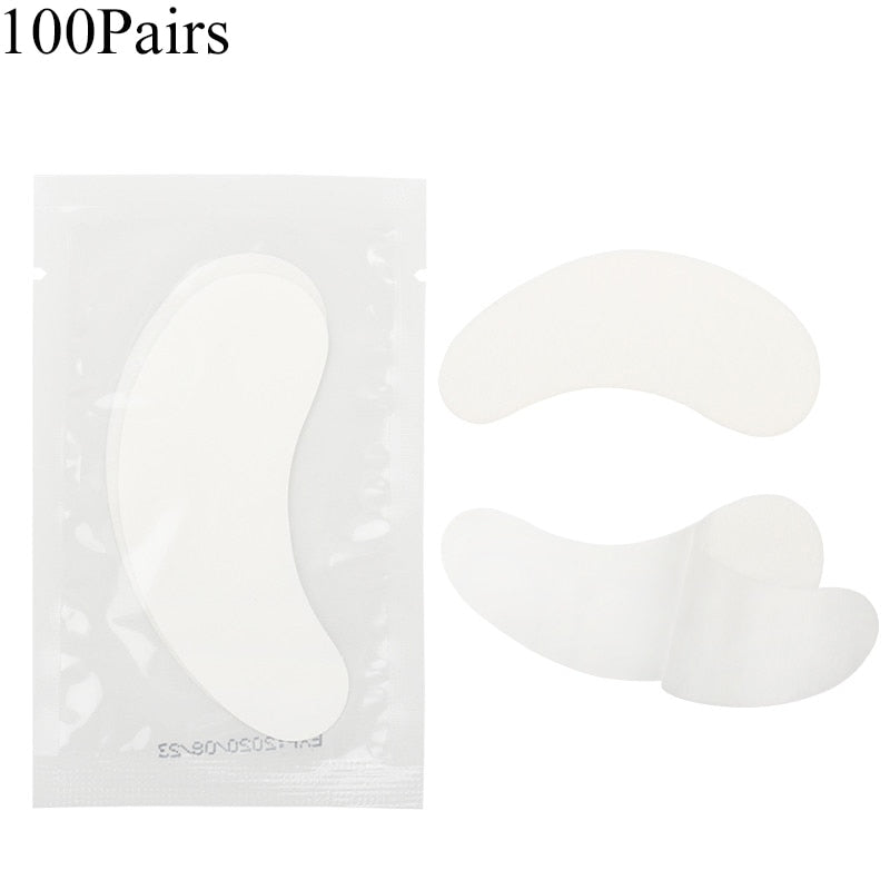 50/100/200 Pairs Under Eye Pads New Design Eye Gel Patches Lint Free Eyelash Pad for Lash Extensions Beauty Eyes Makeup Tools