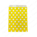 50 pcs 5x7 inch Paper Bag Four Leaf Clover Polka Dot Wavy Kraft Paper Bag Mixed Cookies Candy Gift Wrapping Bag For Christmas