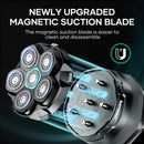 KENSEN Electric Head Shaver for Bald Men 6D Magnetic Razor Hair Trimmer USB Rechargeable LED Display Wet/Dry Shave Beard Shaver