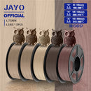 JAYO Wood PLA Filament 1.75mm 5Rolls Real Wood Fiber 3D Filament For FDM 3D Printers 15% Wood Fibers 3D printing Materials