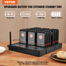 VEVOR 24 Buzzers Restaurant Pager System Touch Panel Wireless Calling System for Coffee Shop Restaurant Guest Queue Pager System