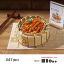 LOZ Creative Traditional Chinese Dim Sum Mini Building Blocks DIY Cantonese Delicious Food Dumpling Toys For Children Gifts 1265