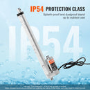 SucceBuy 12V Linear Actuator 150MM 300MM 500MM 1000N Electric Linear Motor Controller Homeuse Mounting Bracket IP54 Protection
