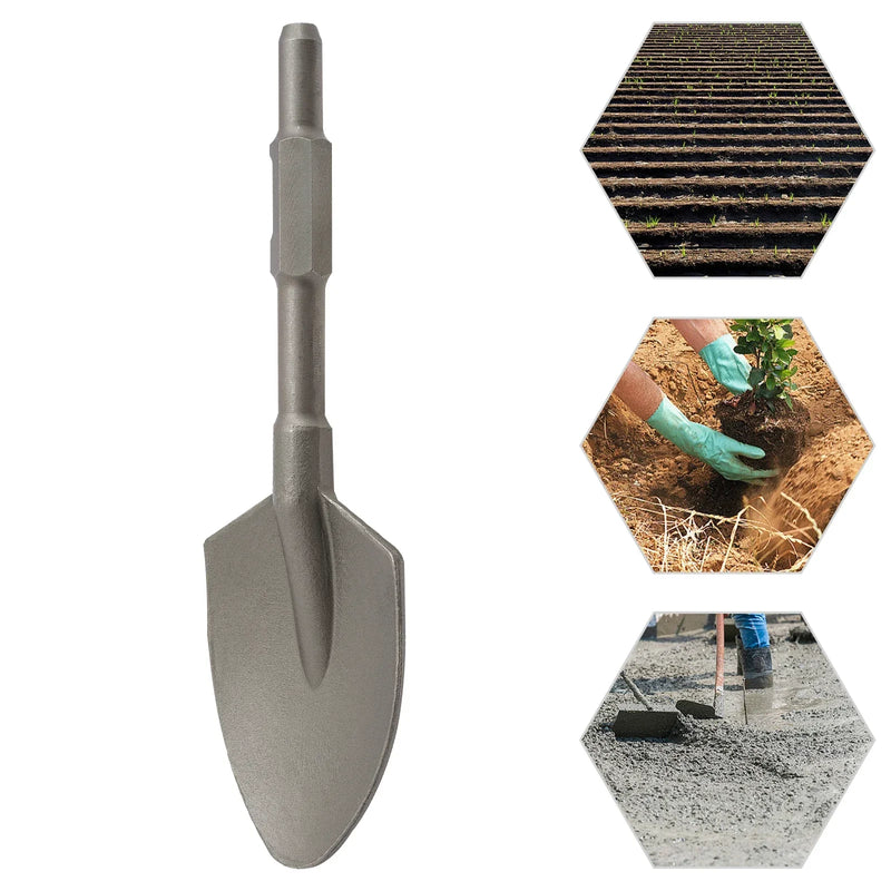 40Cr Electric Hammer Shovel Chisel, Large Size Clay Spade with Storage Box - Ideal for Excavation and Soil Removal