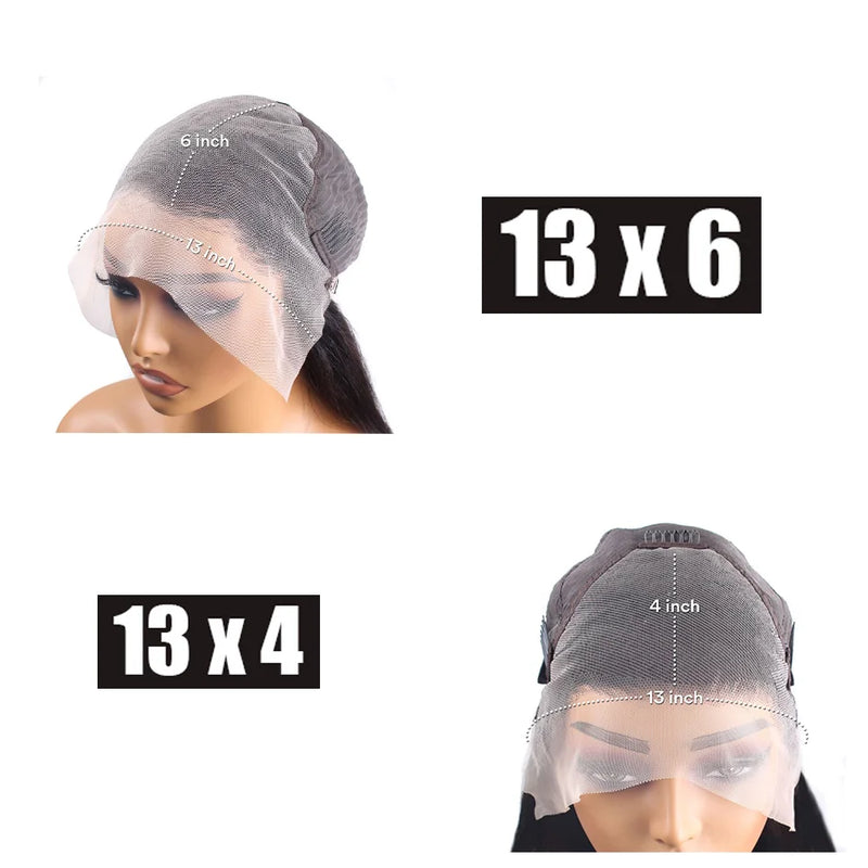 Nneka 36 Inch Body Wave Lace Front Wig 13x6 13x4 Lace Frontal Loose Body Wave Orange Ginger Human Hair Wig Colored Human Hair