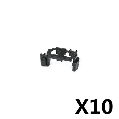 MOC WWII Military Figure Accessories Building Blocks Soldiers Face Scarf Tactical Belt Headphones Telegram Toys Children J031