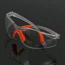 Lab Work Safety Eye Protective Glasses PC Material Anti Impact Wind Dust Proof Goggles Safety Riding Clear Glasses